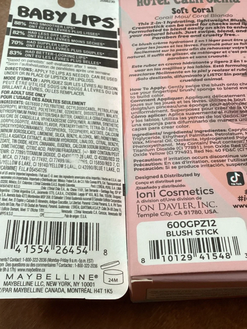 Maybelline baby lips
